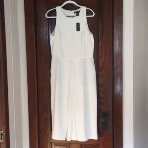Women’s white midi jumpsuit